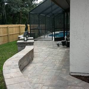 Paver Walkway and Retaining Wall